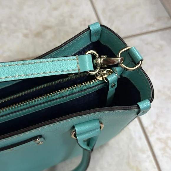 Kate Spade Wellesley Quinn Satchel Bag Teal - Picture 3 of 17